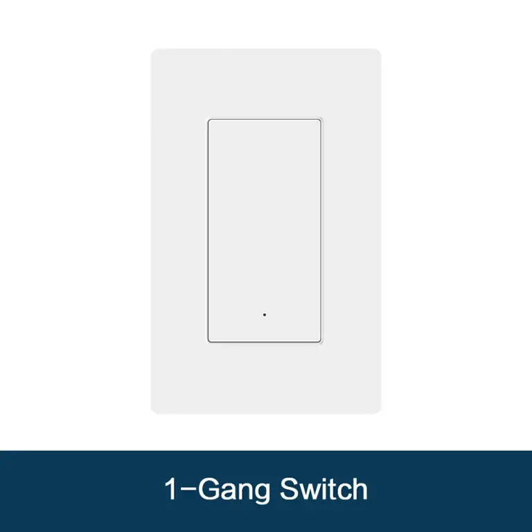Zemismart Matter over WiFi US 3-Way 1-Gang Wall Light Switch with Frame ZM608-1