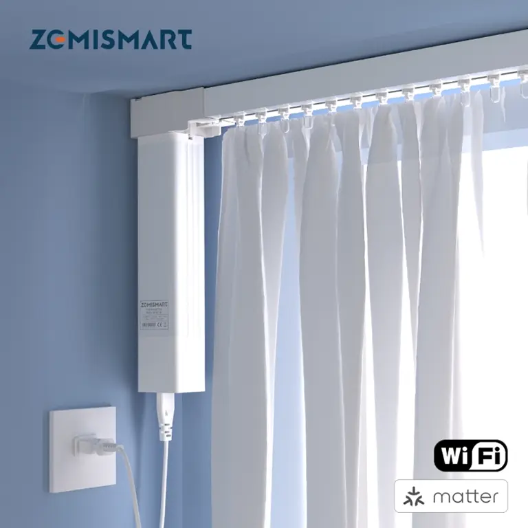 Zemismart Matter over WiFi Slide Curtain ZM02