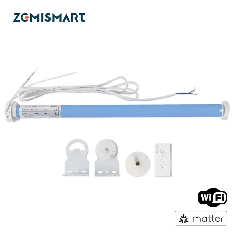 Zemismart Matter over Wi-Fi Roller Shade Blinds Motor for 37-38mm Tube ZM25A
