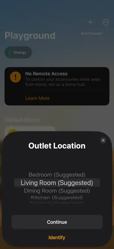 Add Matter device to Apple Home - Step 5