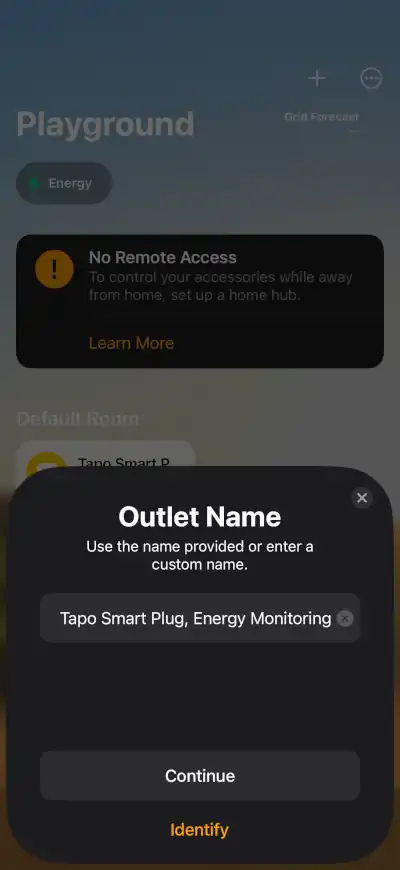 Add Matter device to Apple Home - Step 6