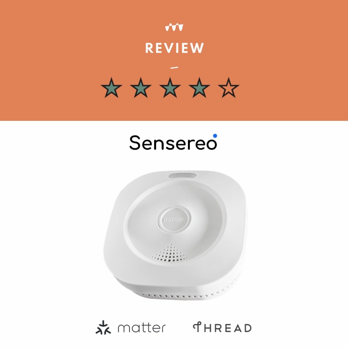 Review: Sensereo MS-1 Matter over Thread Smart Smoke Alarm
