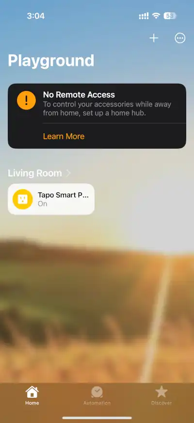 Share Matter device from Apple Home - Step 1