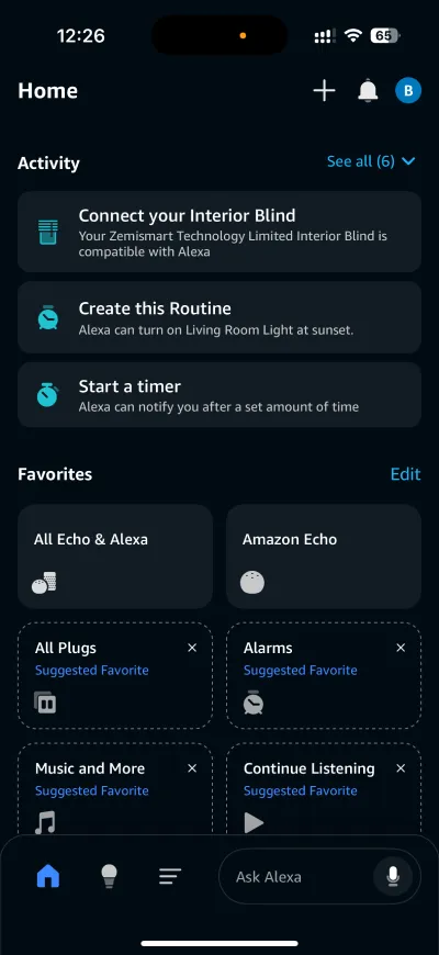 Zemismart MTP1 automatically discovered by Alexa