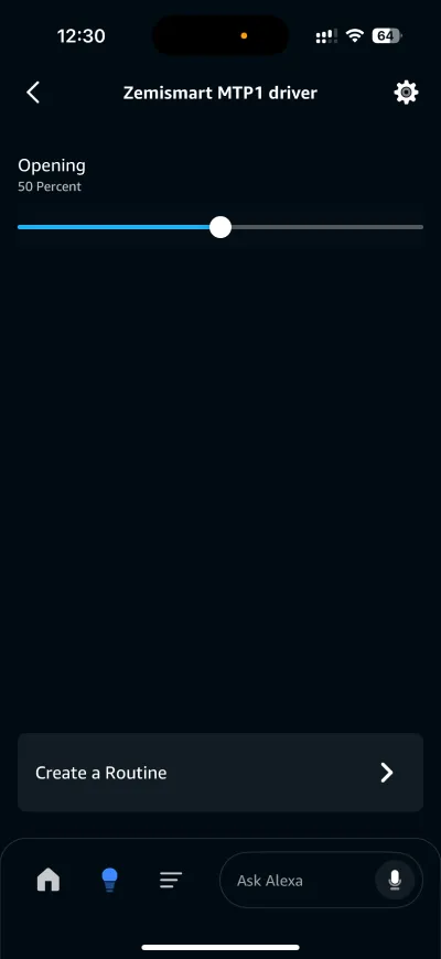 Zemismart MTP1 device control