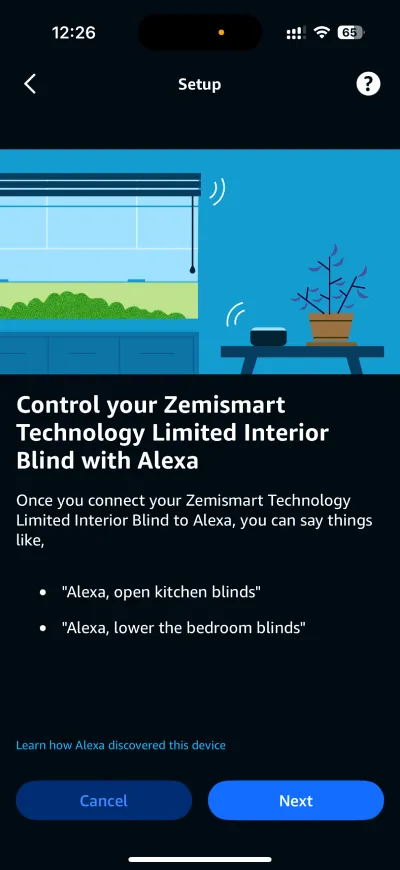 Zemismart MTP1 setup in Alexa