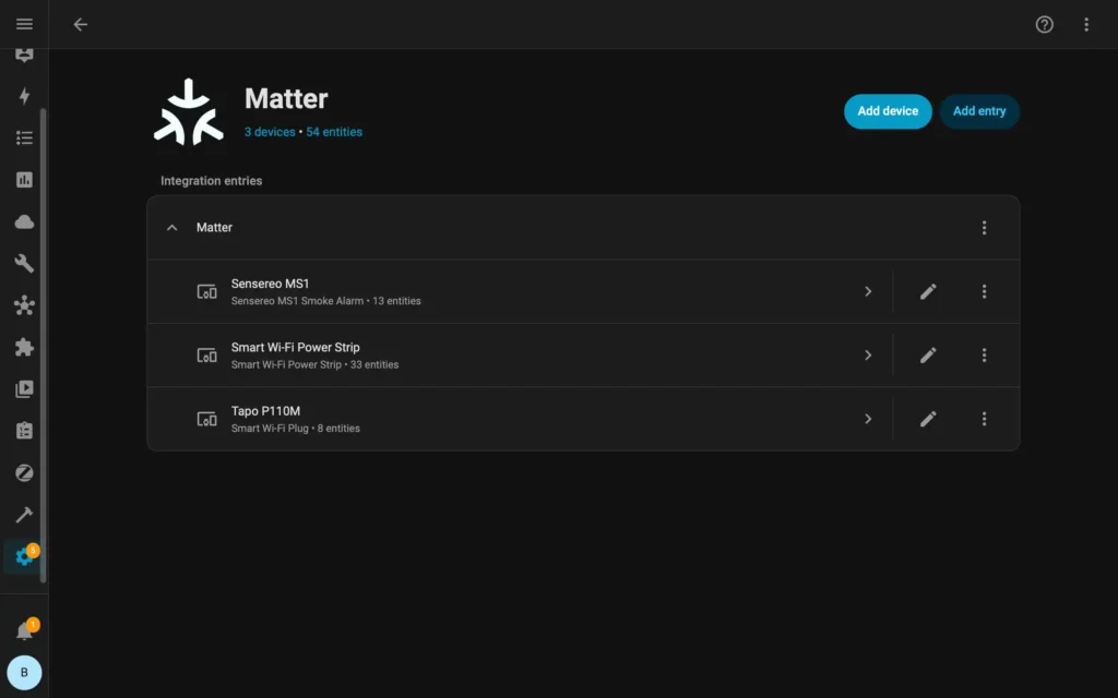Tapo P110M added to Home Assistant
