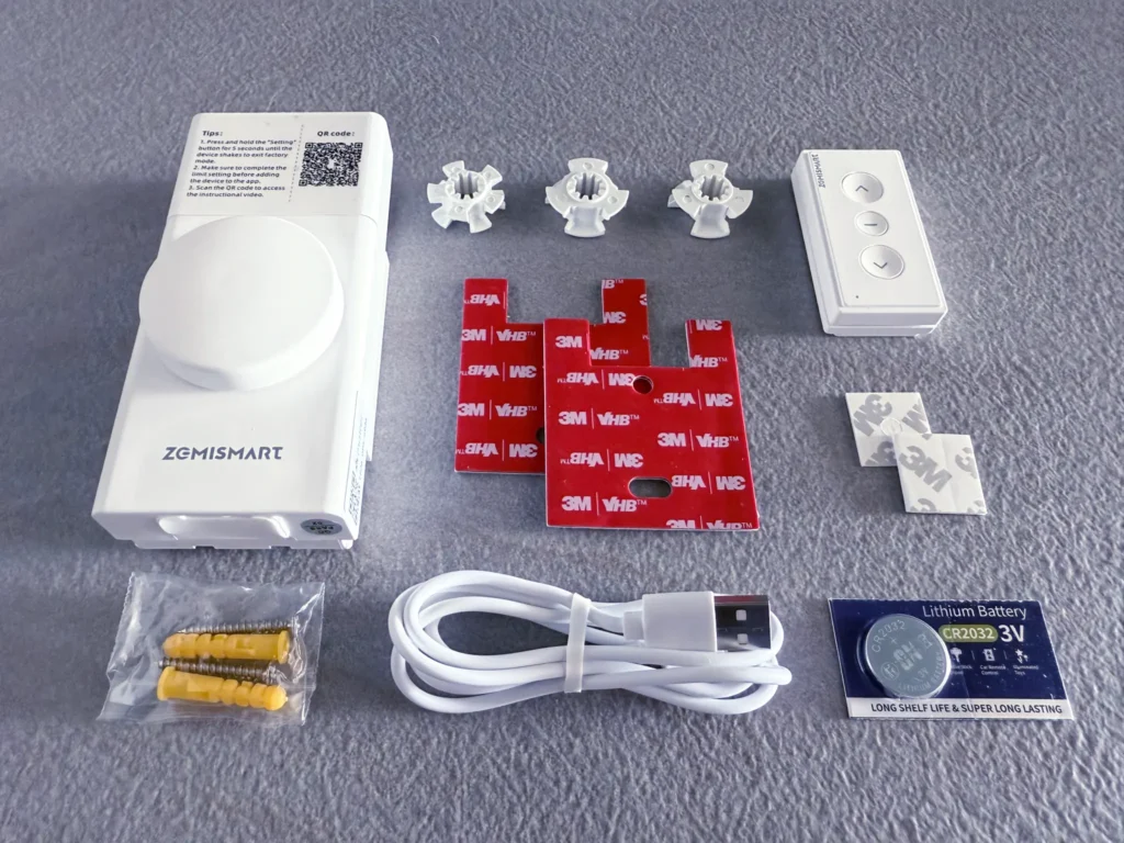 Zemismart MTP1 packaging contents