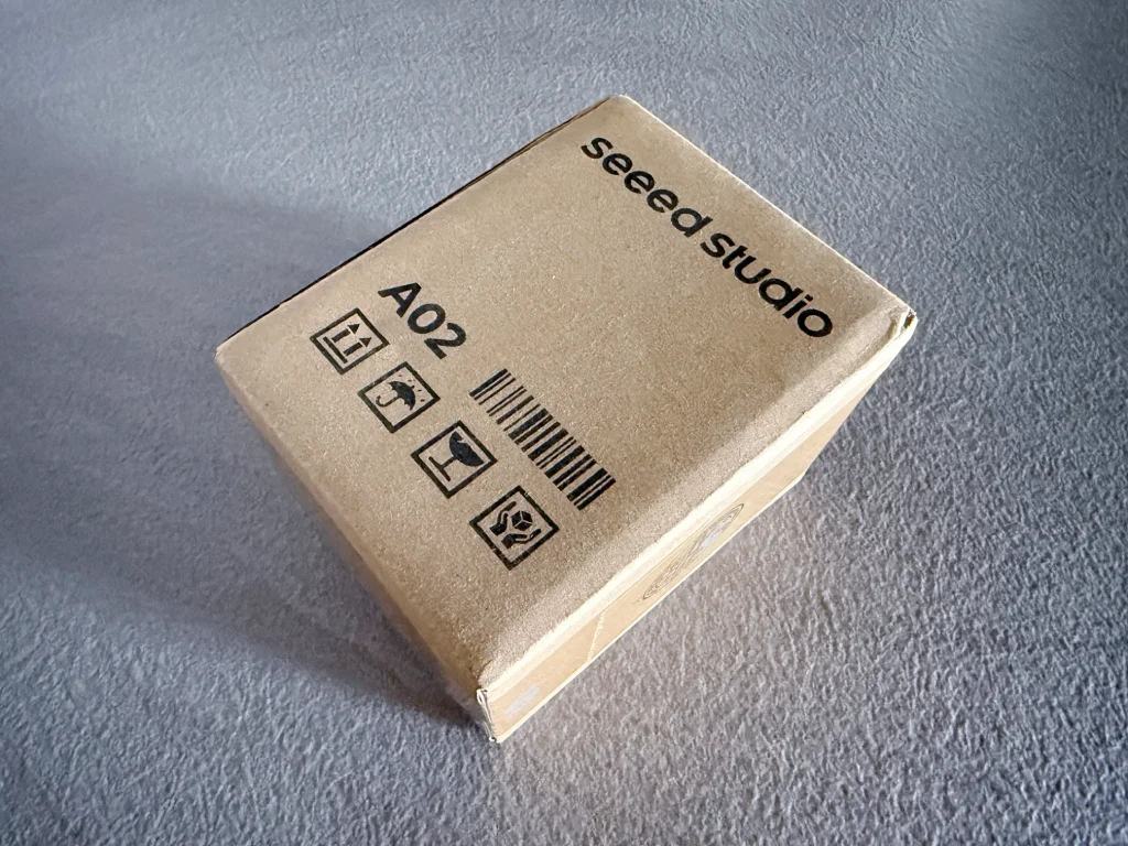Seeed Studio XIAO MR60BHA2 sensor shipping box