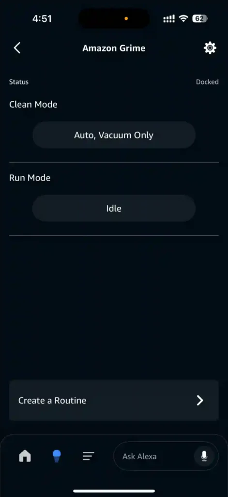 Roborock Qrevo C Pro Alexa controls