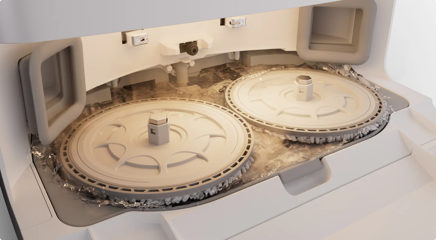 Roborock Qrevo C Pro hot water mop washing