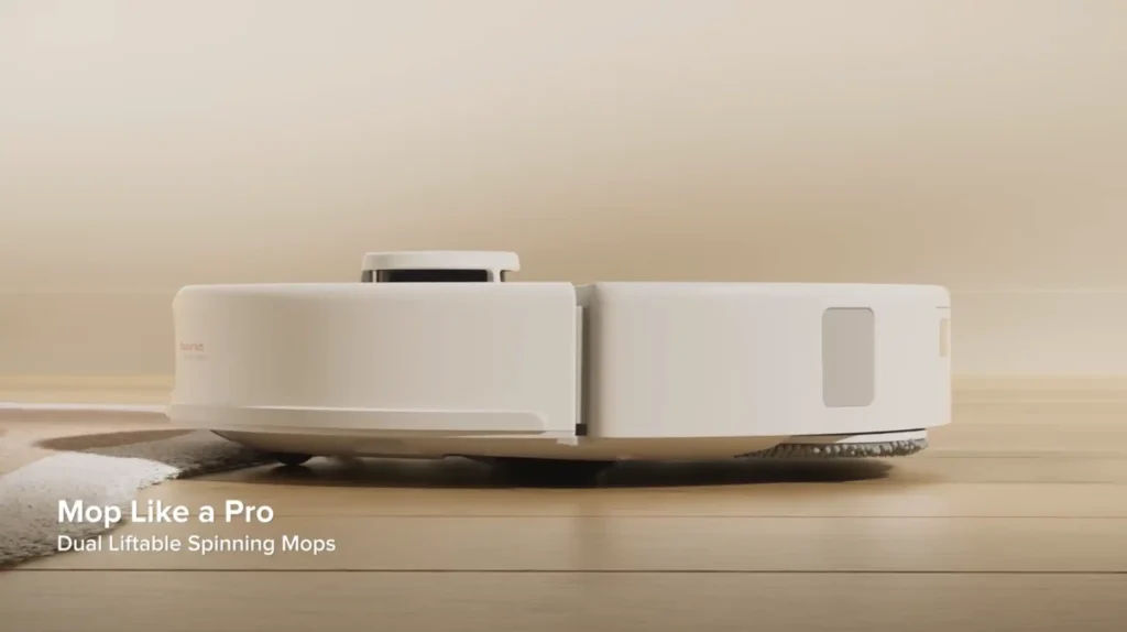 Roborock Qrevo C Pro automatically lifts its mop pads by 10mm when it senses carpets