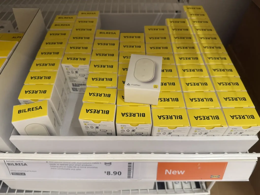 BILRESA dual button remote at IKEA Alexandra, Singapore