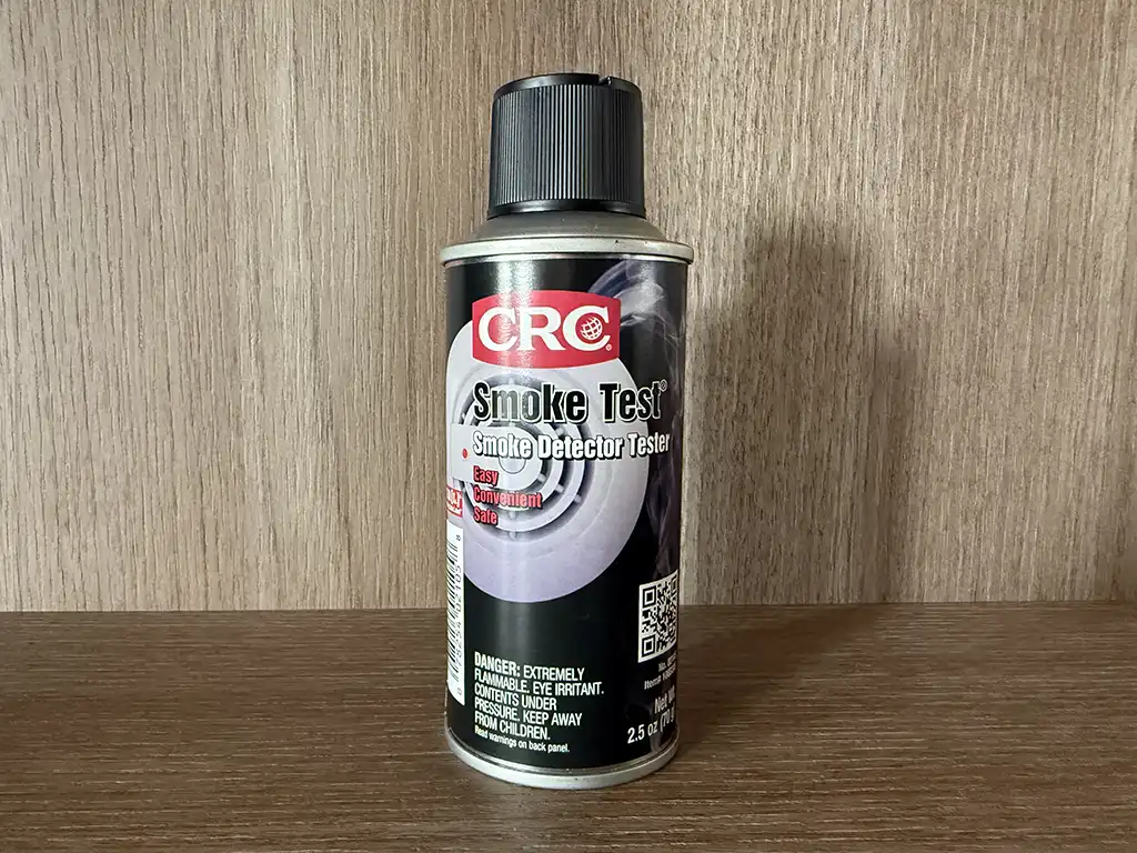 CRC Smoke Detector Tester, used to simulate smoke without contaminating the sensor