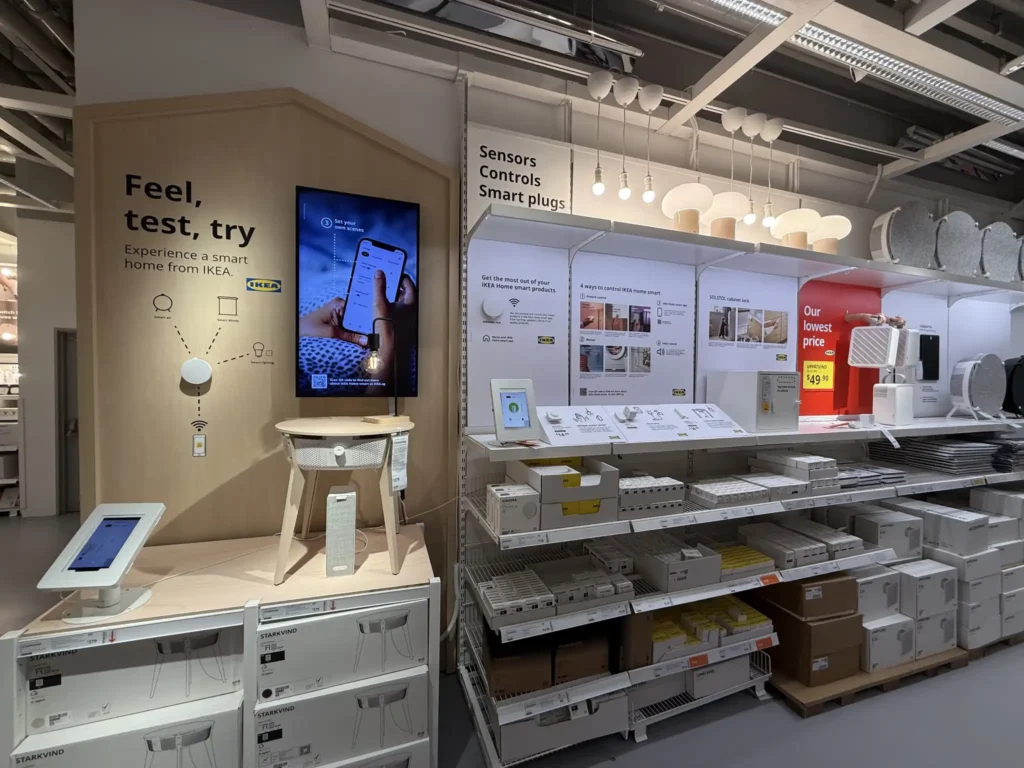 Smart home section at IKEA Alexandra, Singapore