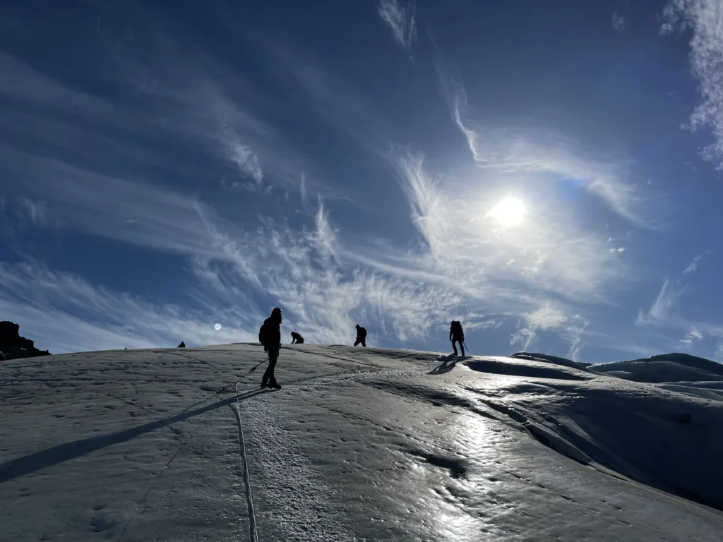Glacier hiking in Iceland