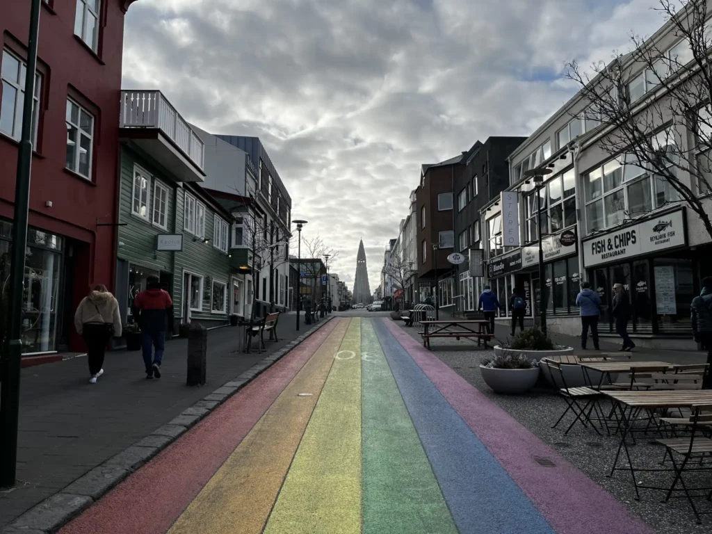 Rainbow Street Reykjavik, Iceland