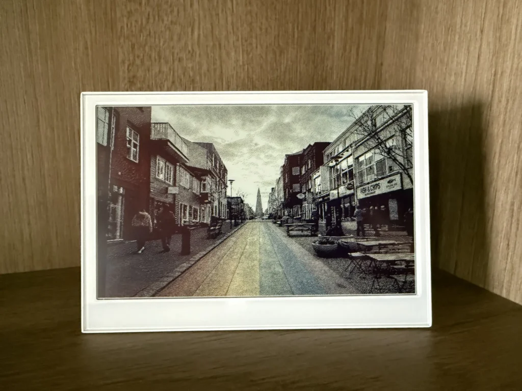 Rainbow Street, Reykjavik on Seeed Studio reTerminal E1002